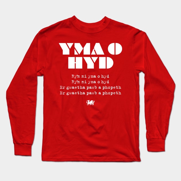 Yma o Hyd Long Sleeve T-Shirt by Wales Football Store